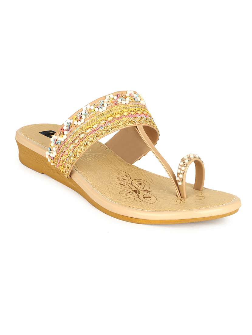 women one toe slip on flat sandals - 22085256 -  Zoom Image - 0