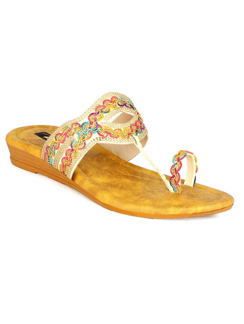 women one toe slip on flat sandals - 22085260 - Zoom Image - 0