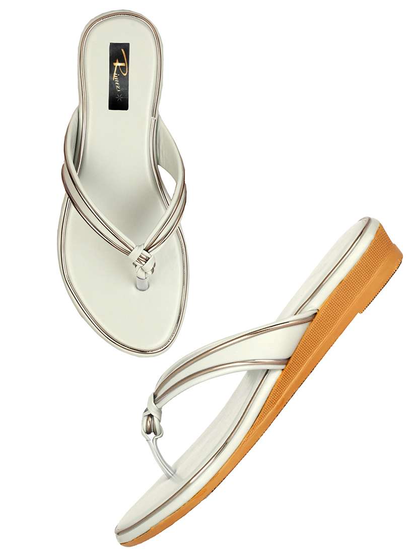 women solid slip on flat sandals - 22085265 - Standard Image - 3
