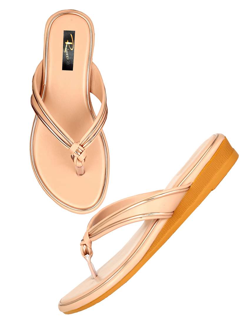 women solid slip on flat sandals - 22085266 - Standard Image - 3