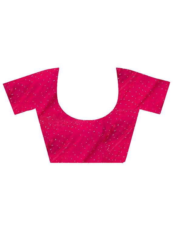 women solid with work embellished saree with blouse - 22085897 -  Standard Image - 3