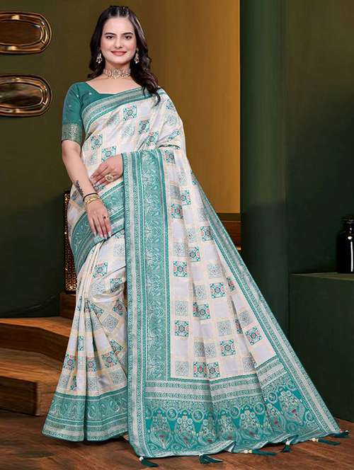 women self design banarasi saree with blouse - 22085915 -  Standard Image - 0