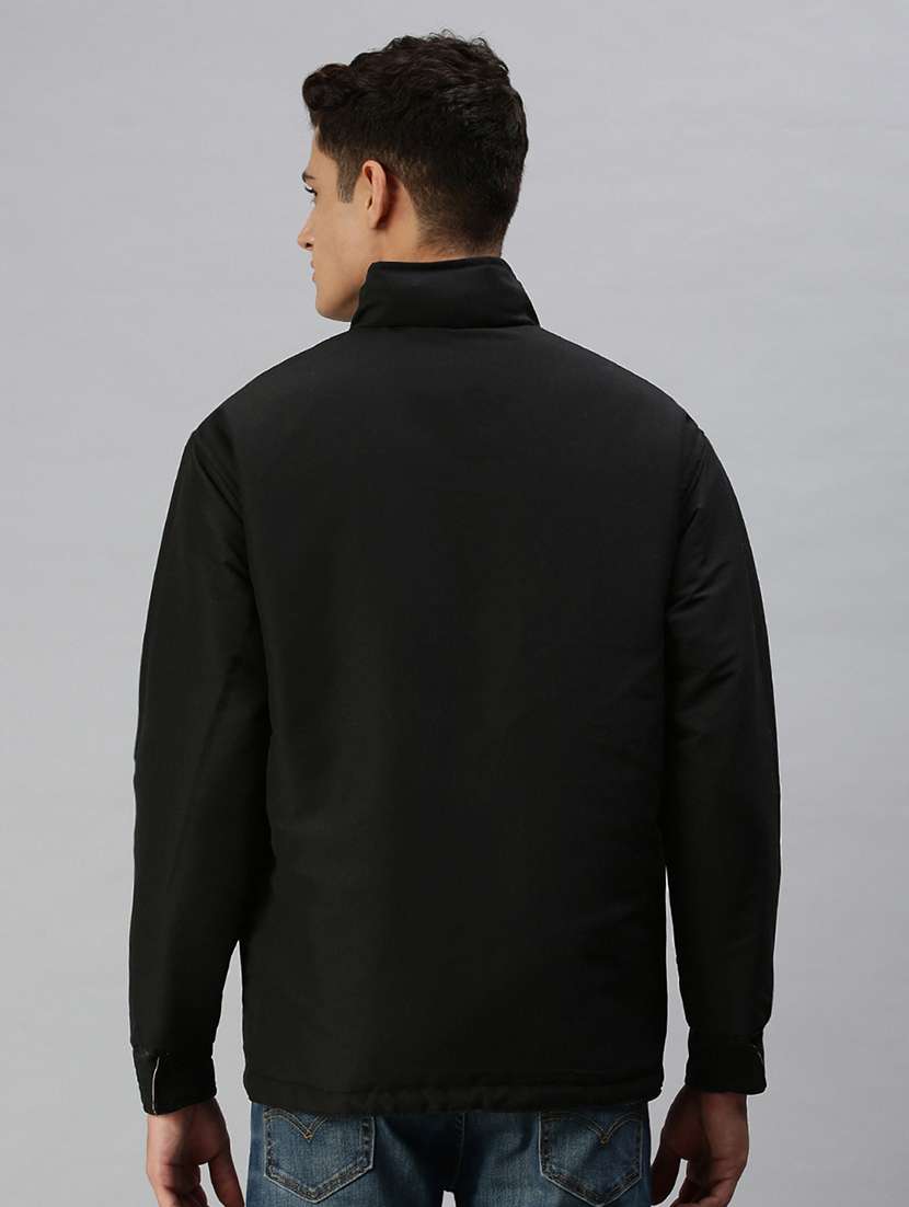 men solid long sleeve reversible bomber jacket - 22085966 -  Standard Image - 3