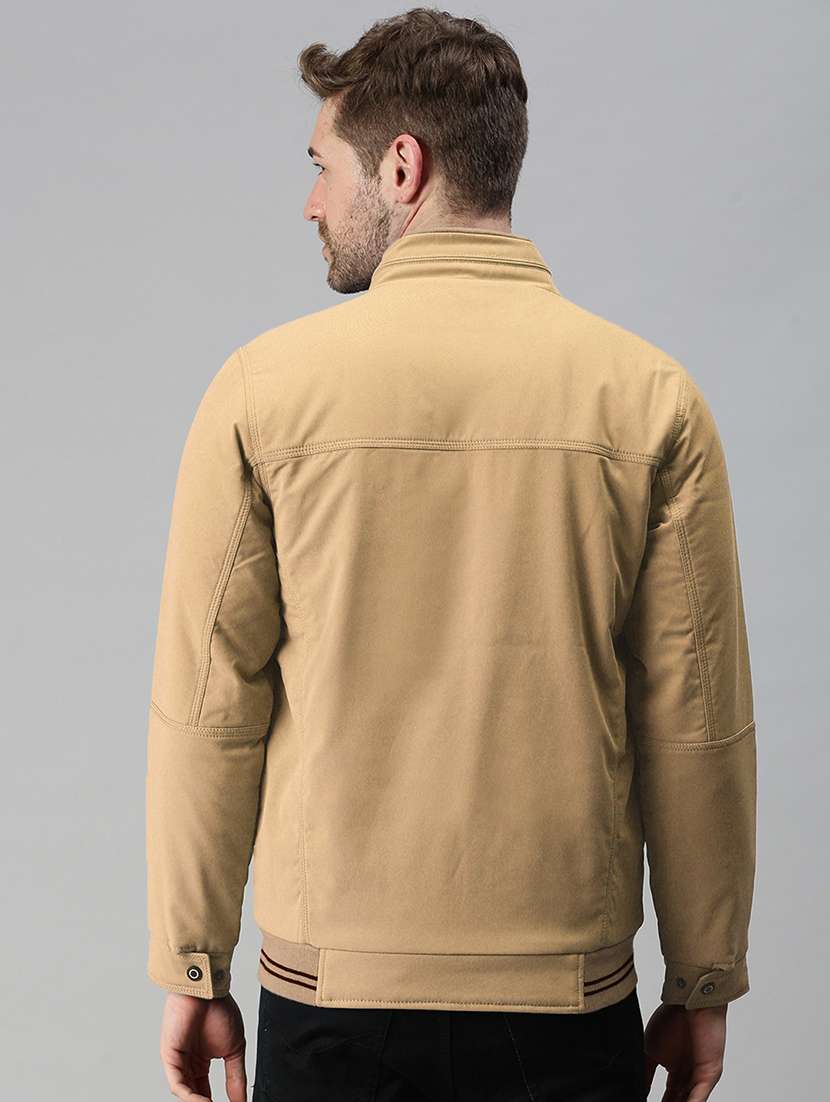 men solid long sleeve bomber jacket - 22085967 -  Standard Image - 3