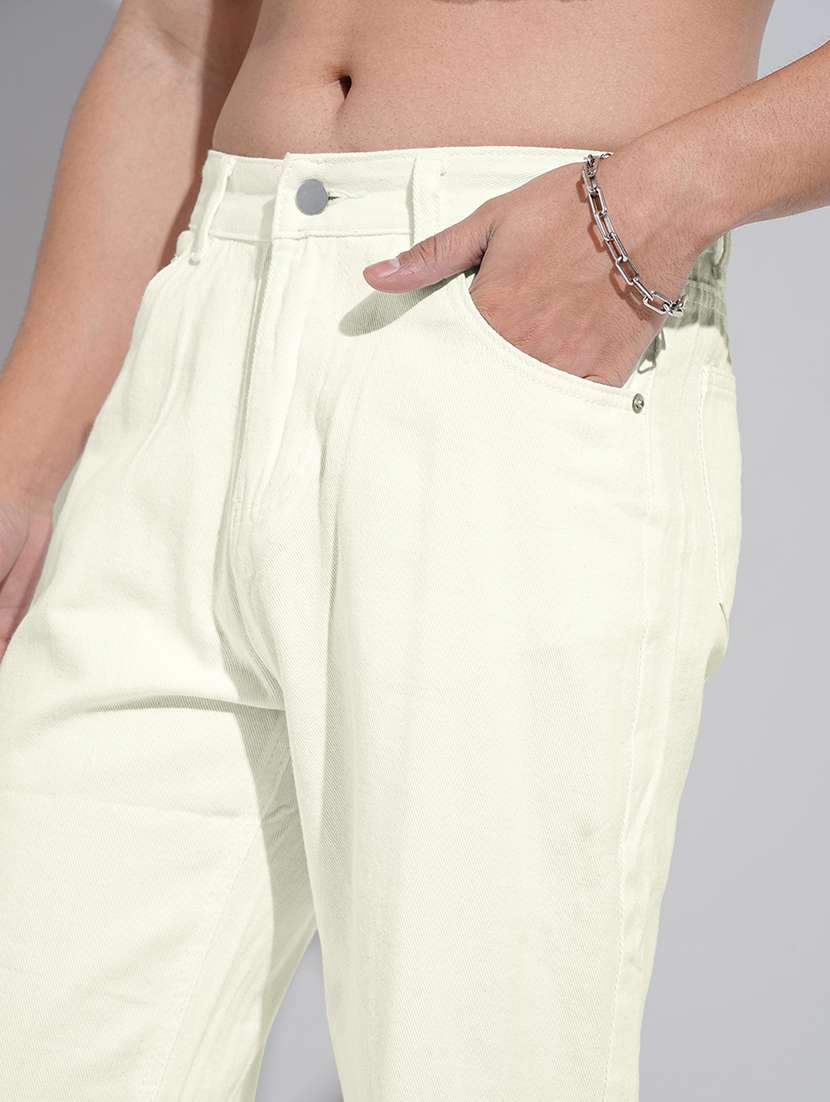 men solid mid rise full length jean - 22085972 -  Standard Image - 5