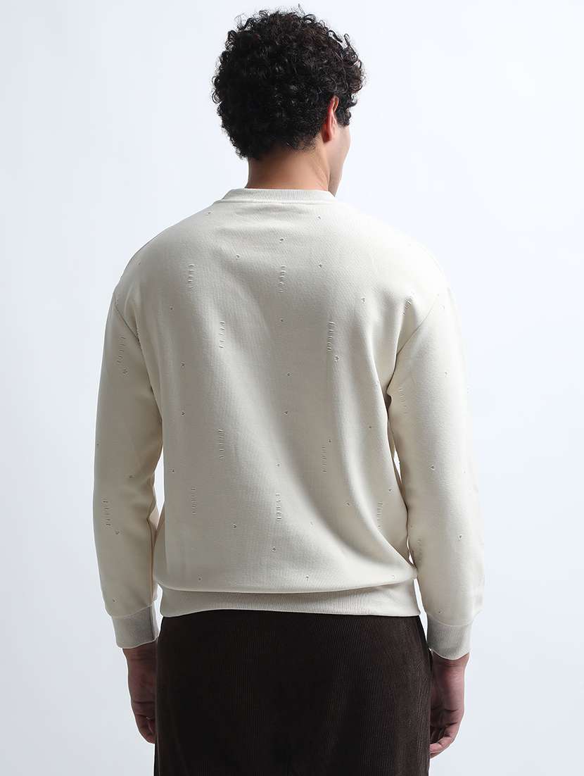 men solid long sleeve regular fit sweatshirt - 22086000 -  Standard Image - 3