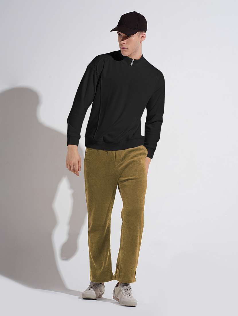 men solid long sleeve regular fit sweatshirt - 22086011 -  Standard Image - 5