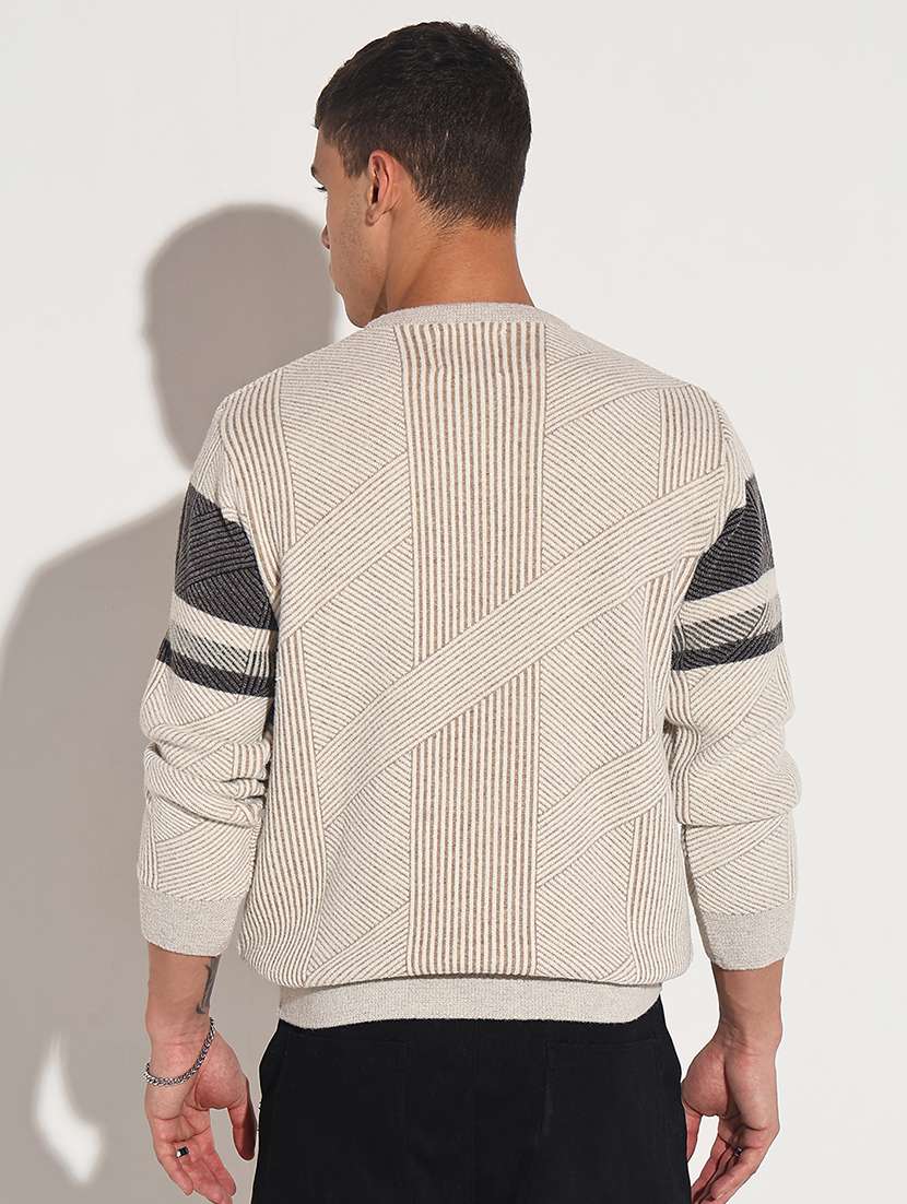 men typographic long sleeve regular fit pullover - 22086017 -  Standard Image - 3