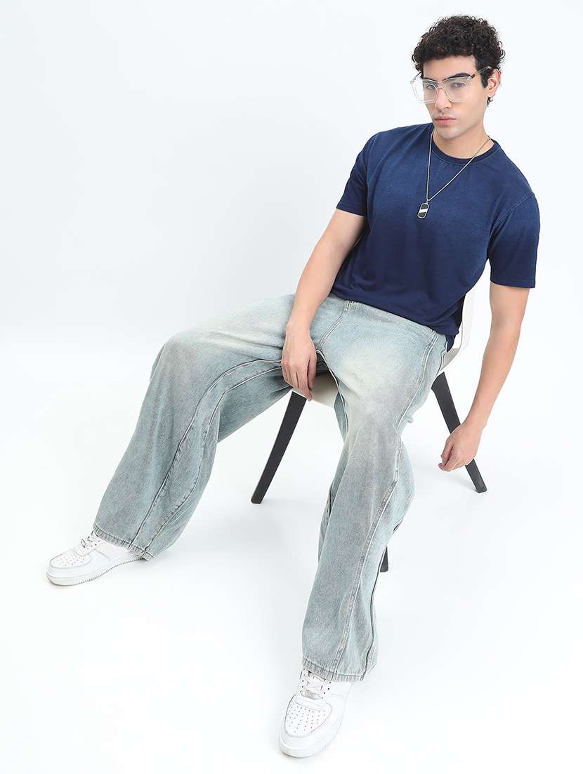 men ombre short sleeve regular fit t-shirt - 22086125 -  Standard Image - 5