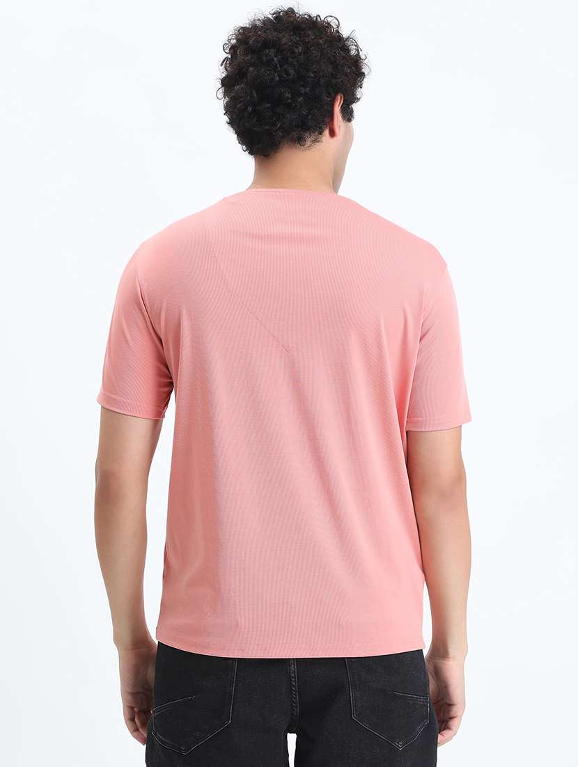 men solid short sleeve regular fit t-shirt - 22086131 - Standard Image - 3