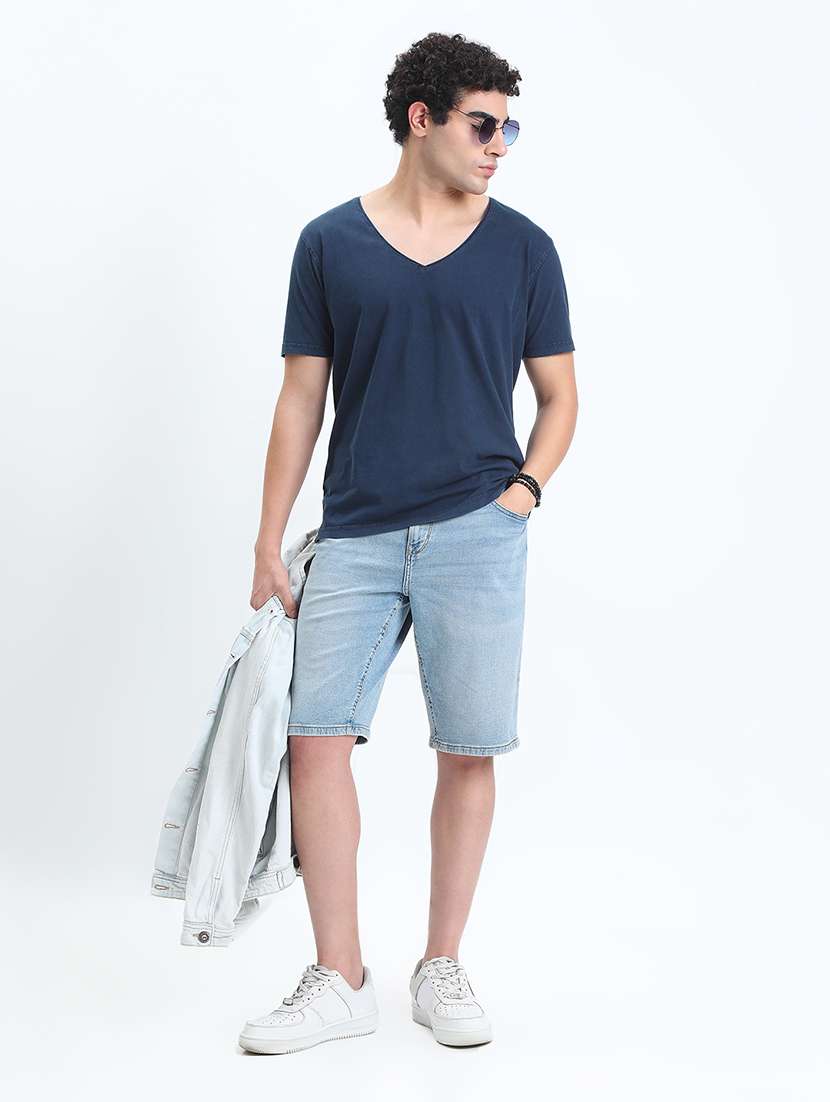 men solid short sleeve regular fit t-shirt - 22086138 - Standard Image - 5