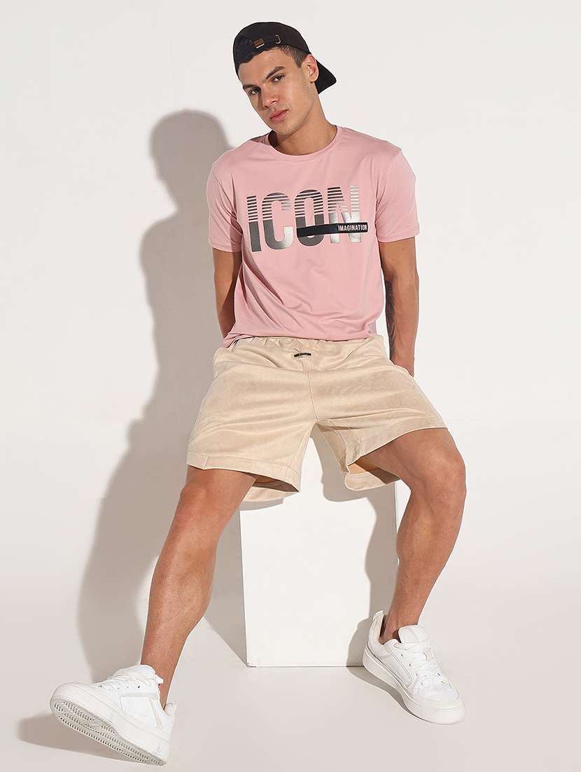 men chest print short sleeve regular fit t-shirt - 22086150 -  Standard Image - 5