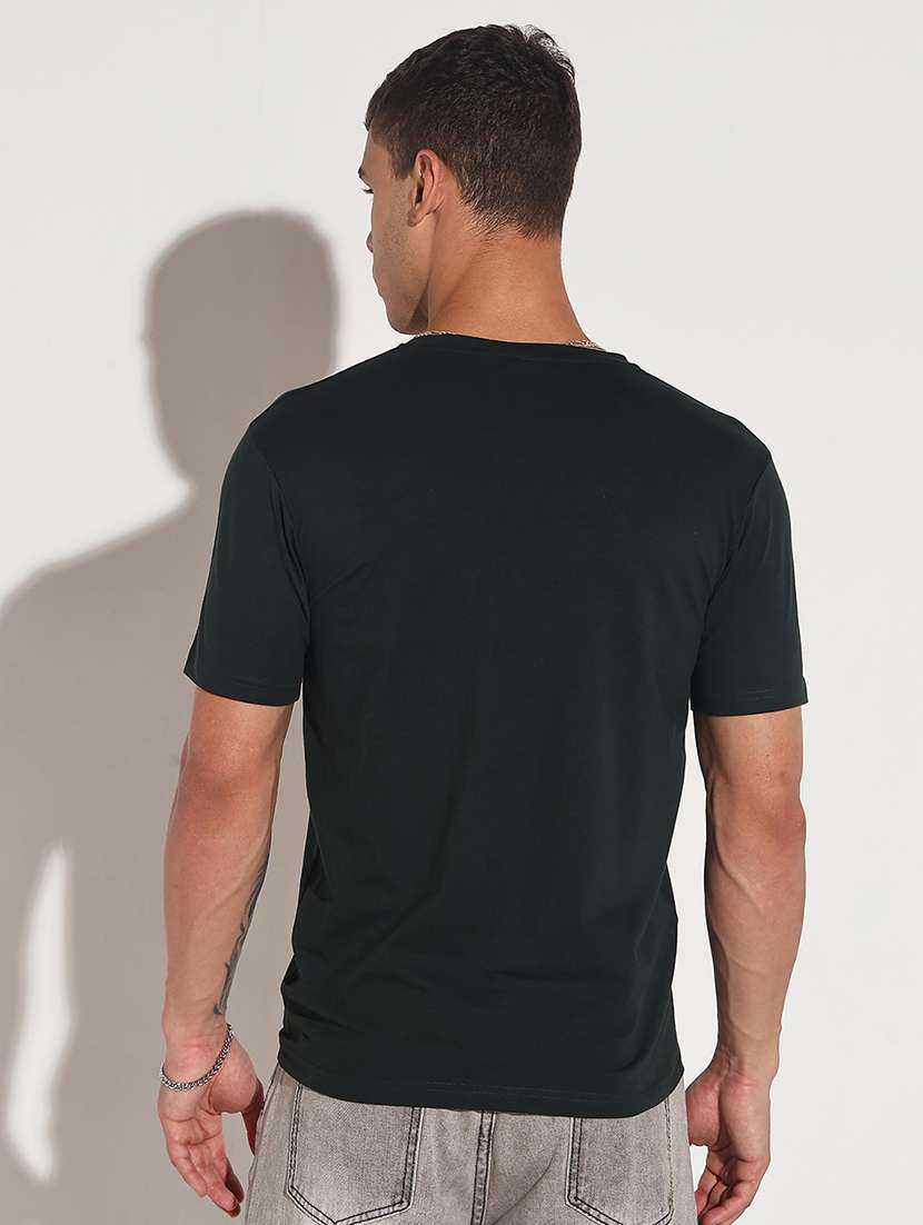 men chest print short sleeve regular fit t-shirt - 22086162 -  Standard Image - 3