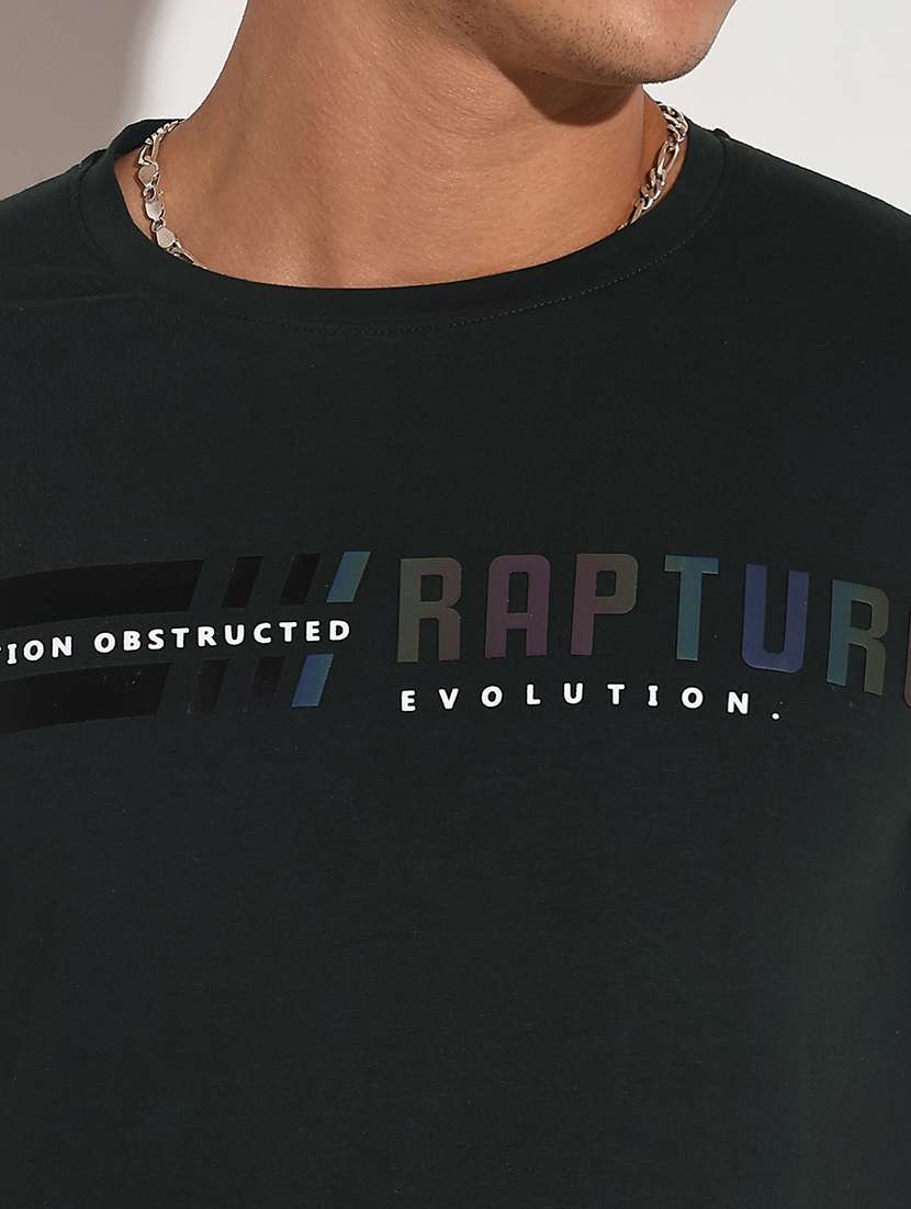 men chest print short sleeve regular fit t-shirt - 22086162 -  Standard Image - 5