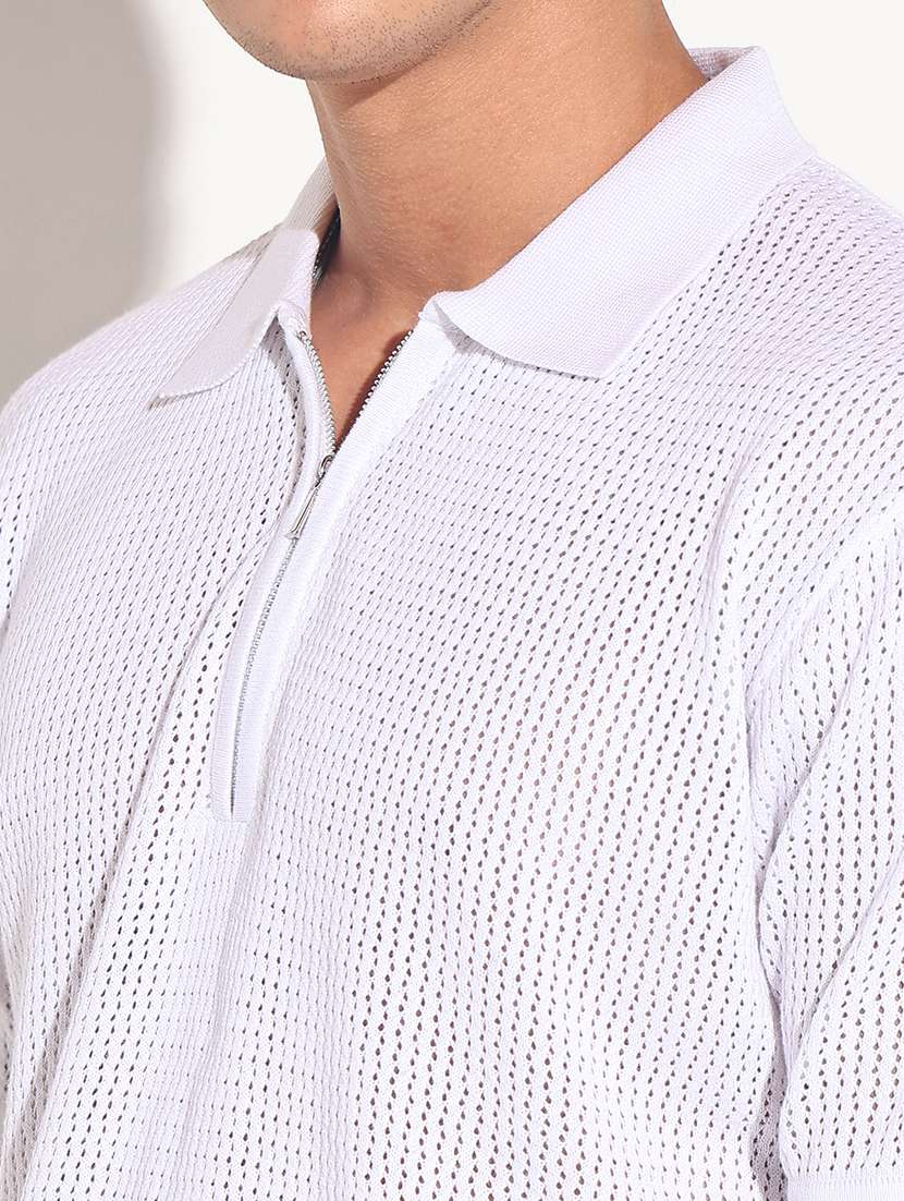 men self design short sleeve regular fit polo t-shirt - 22086164 -  Standard Image - 5