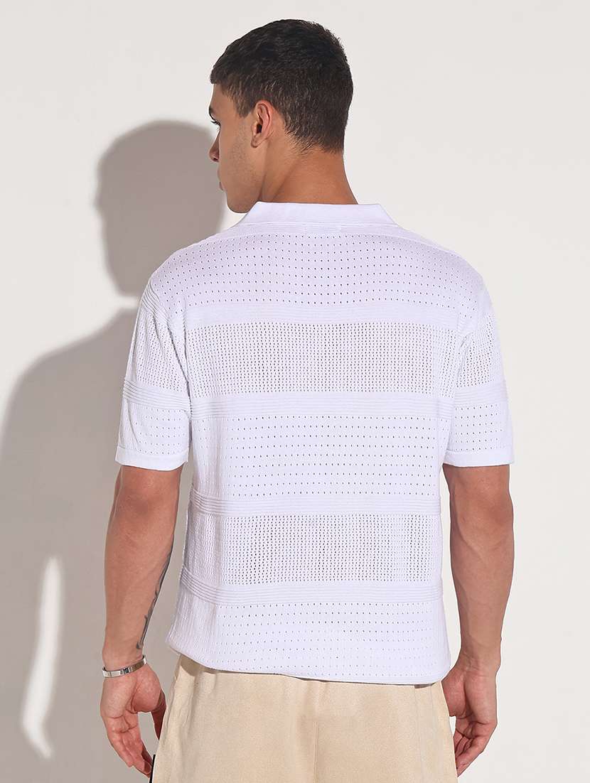 men self design short sleeve regular fit polo t-shirt - 22086166 -  Standard Image - 3