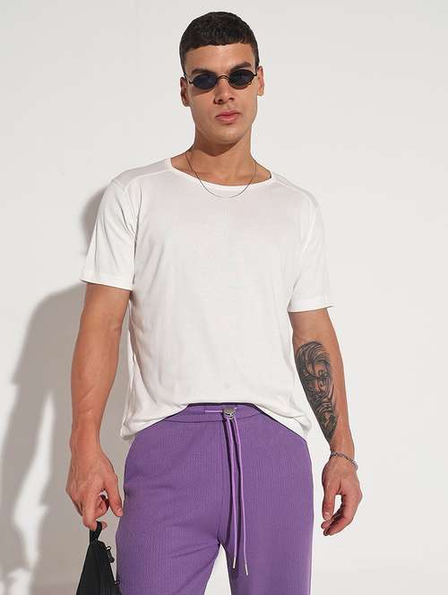 men solid short sleeve regular fit t-shirt - 22086169 - Standard Image - 0