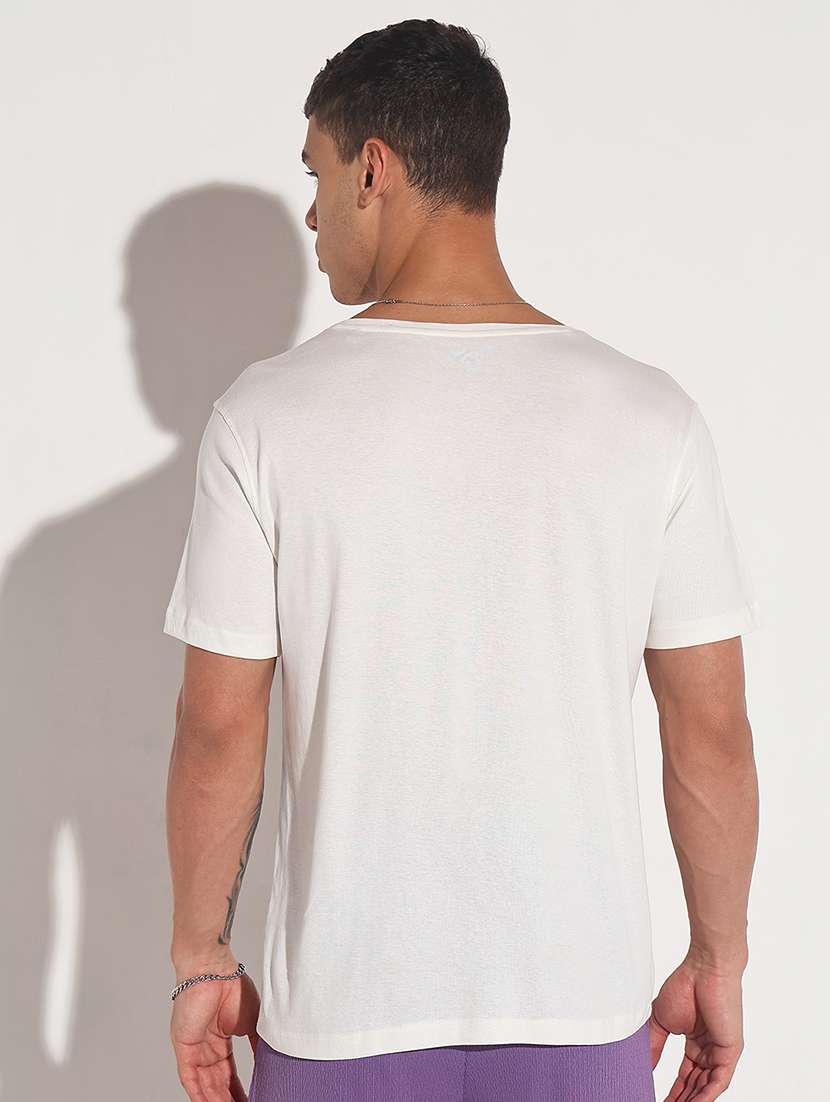 men solid short sleeve regular fit t-shirt - 22086169 - Standard Image - 3