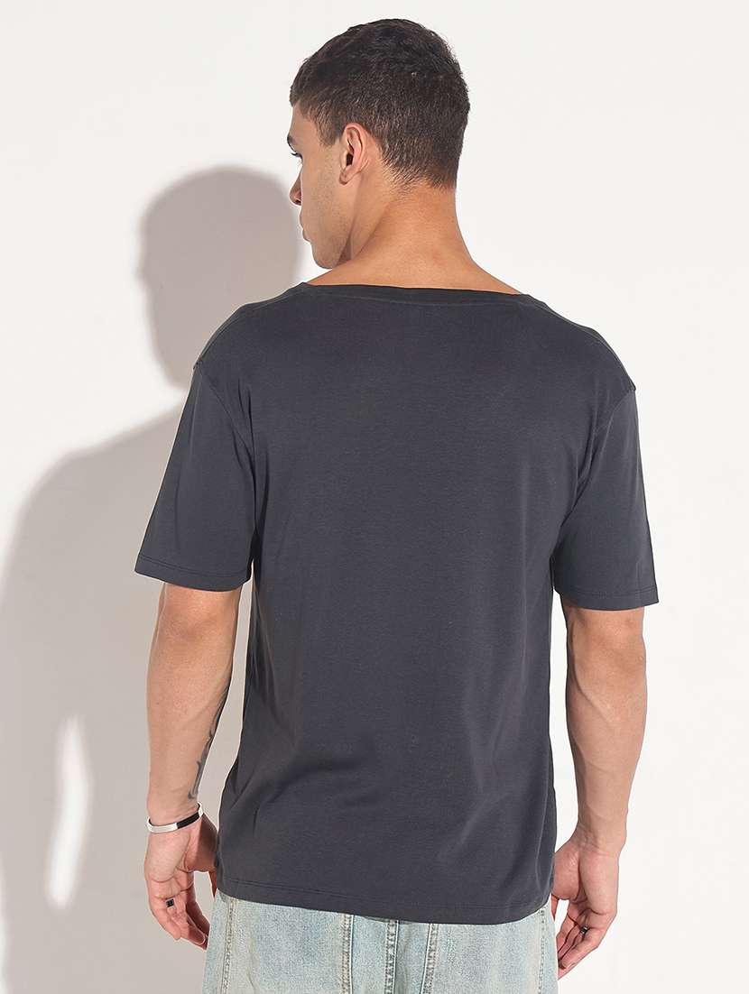 men solid short sleeve regular fit t-shirt - 22086171 - Standard Image - 3