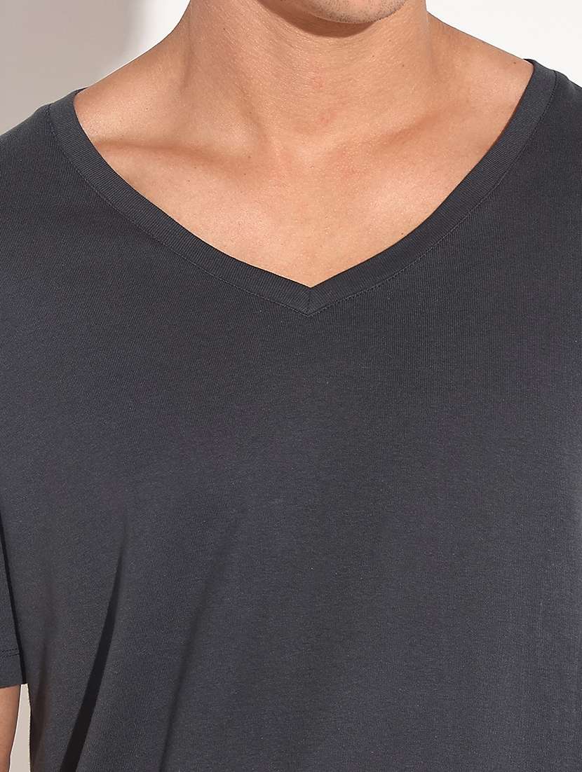 men solid short sleeve regular fit t-shirt - 22086171 - Standard Image - 5