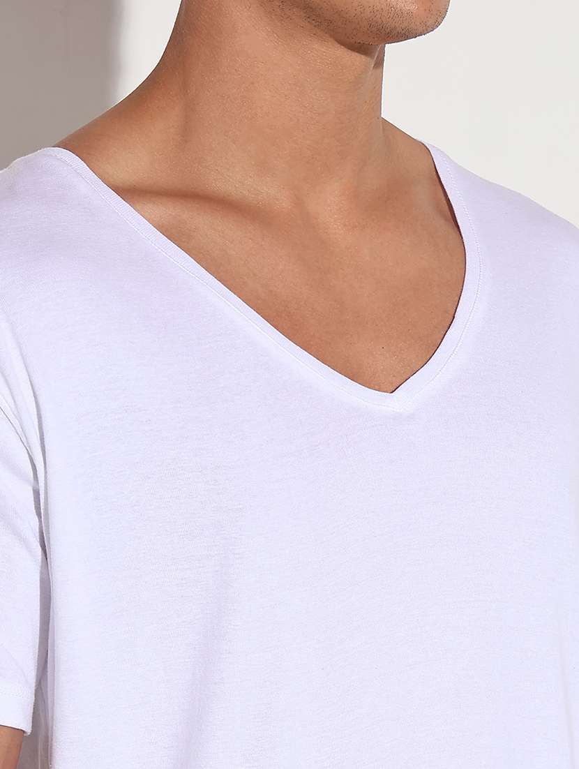 men solid short sleeve regular fit t-shirt - 22086173 - Standard Image - 5