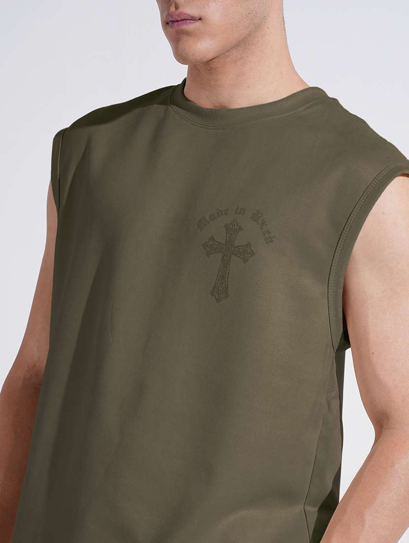 men front & back print round neck regular fit t-shirt - 22086179 -  Standard Image - 5