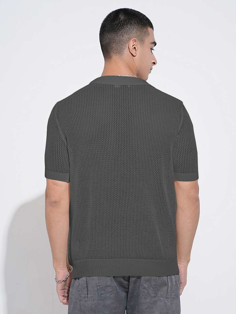 men self design short sleeve regular fit polo t-shirt - 22086183 -  Standard Image - 3