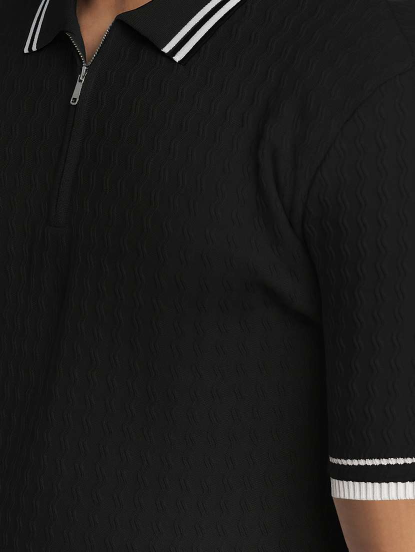 men self design short sleeve regular fit polo t-shirt - 22086188 -  Standard Image - 5