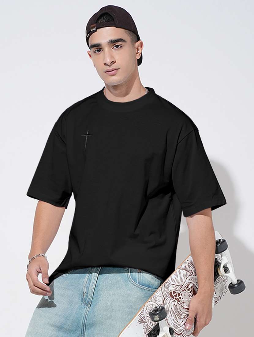 men back print short sleeve oversized t-shirt - 22086189 -  Zoom Image - 0
