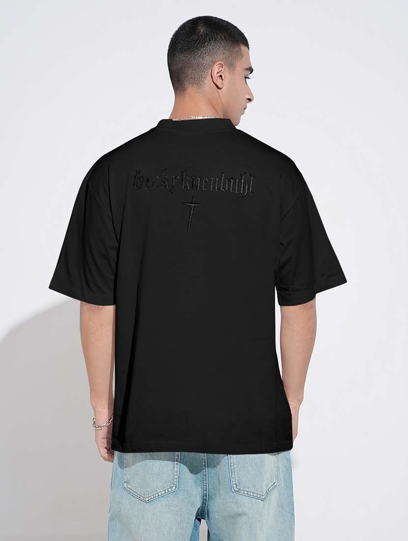 men back print short sleeve oversized t-shirt - 22086189 -  Standard Image - 3