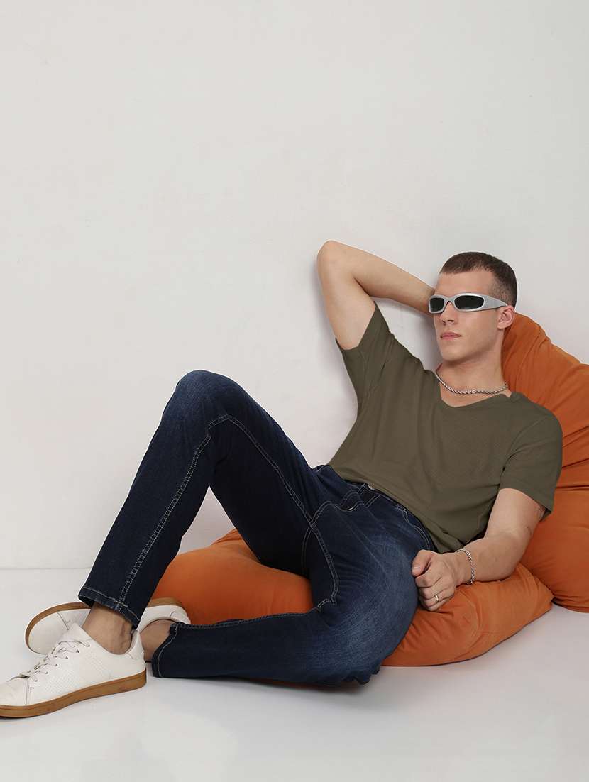 men solid short sleeve regular fit t-shirt - 22086199 -  Standard Image - 5