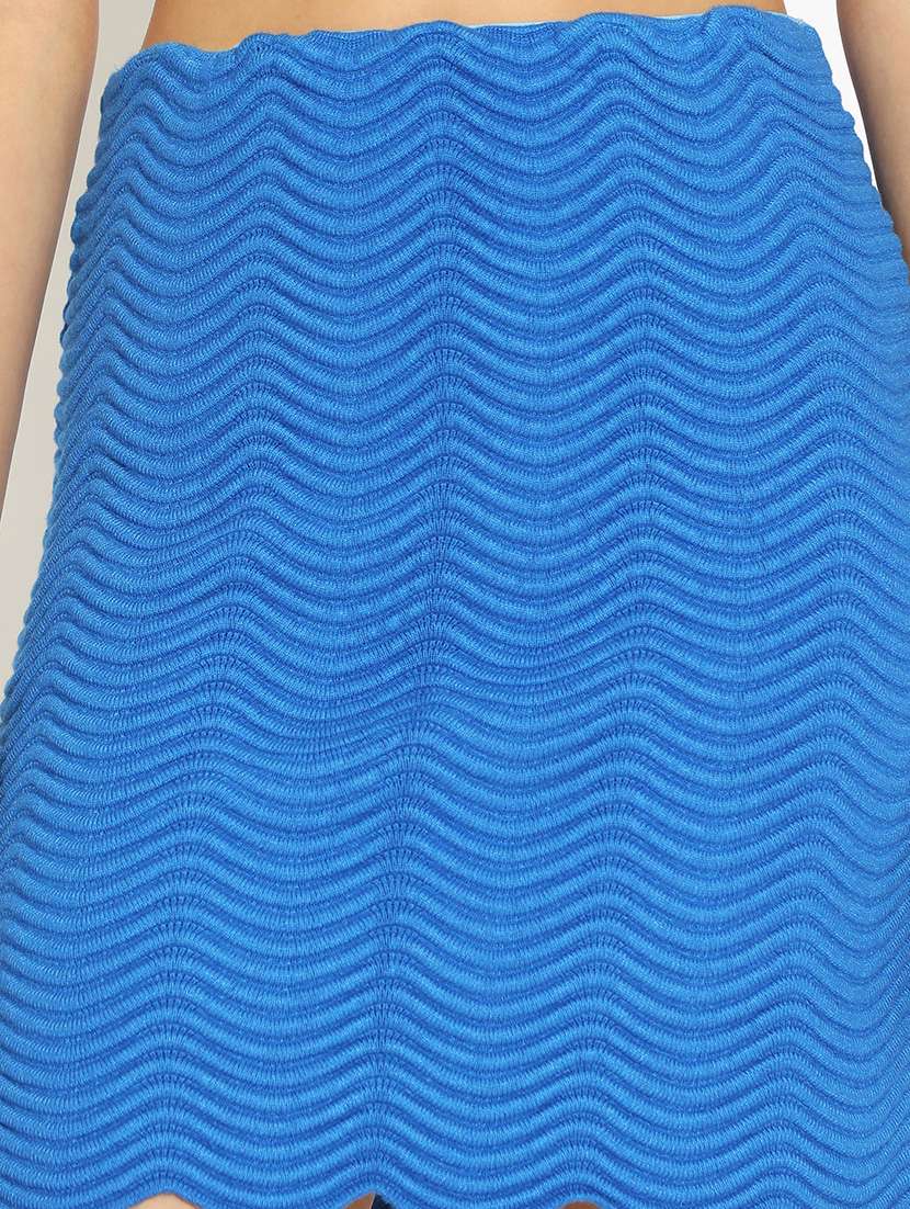 women solid high rise straight skirt - 22086257 - Standard Image - 5