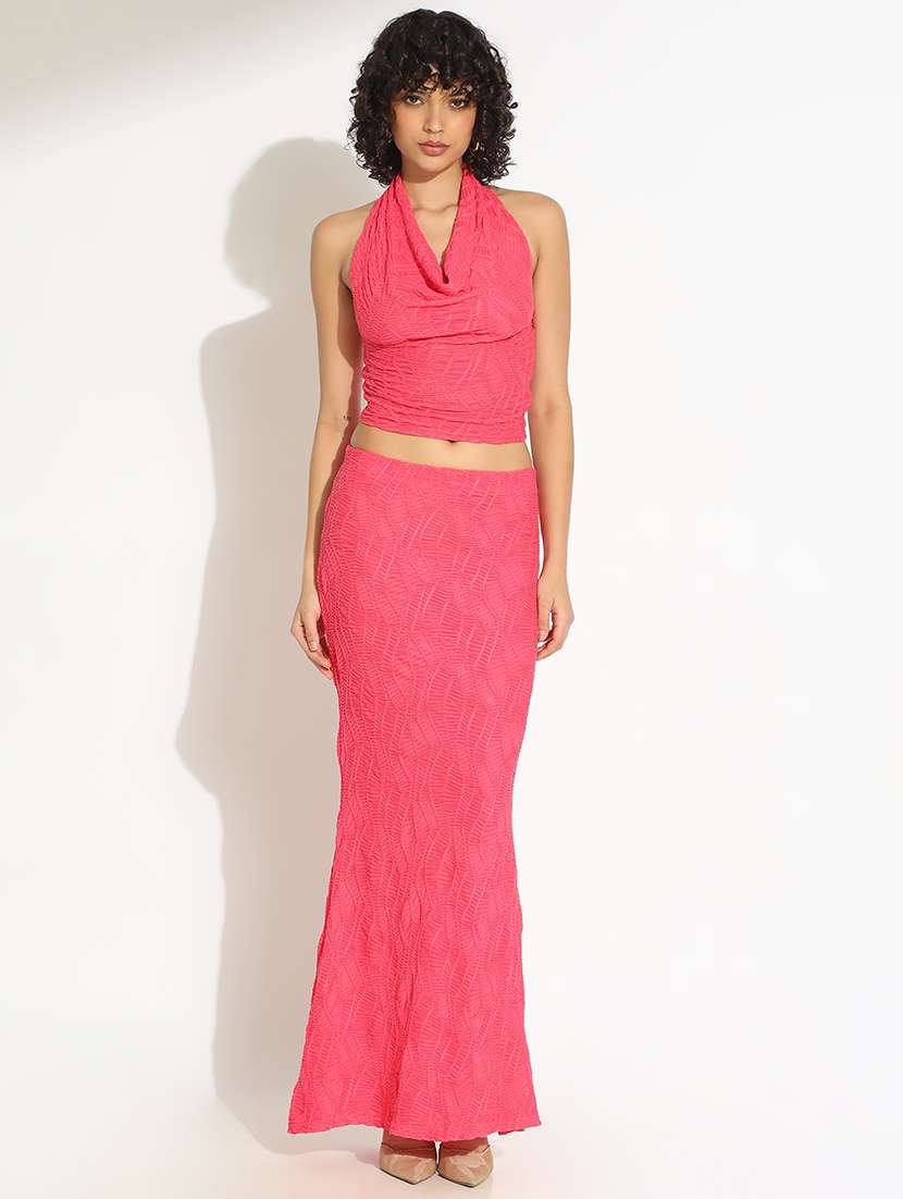 women self designed top and skirt co-ord set - 22086301 -  Standard Image - 3