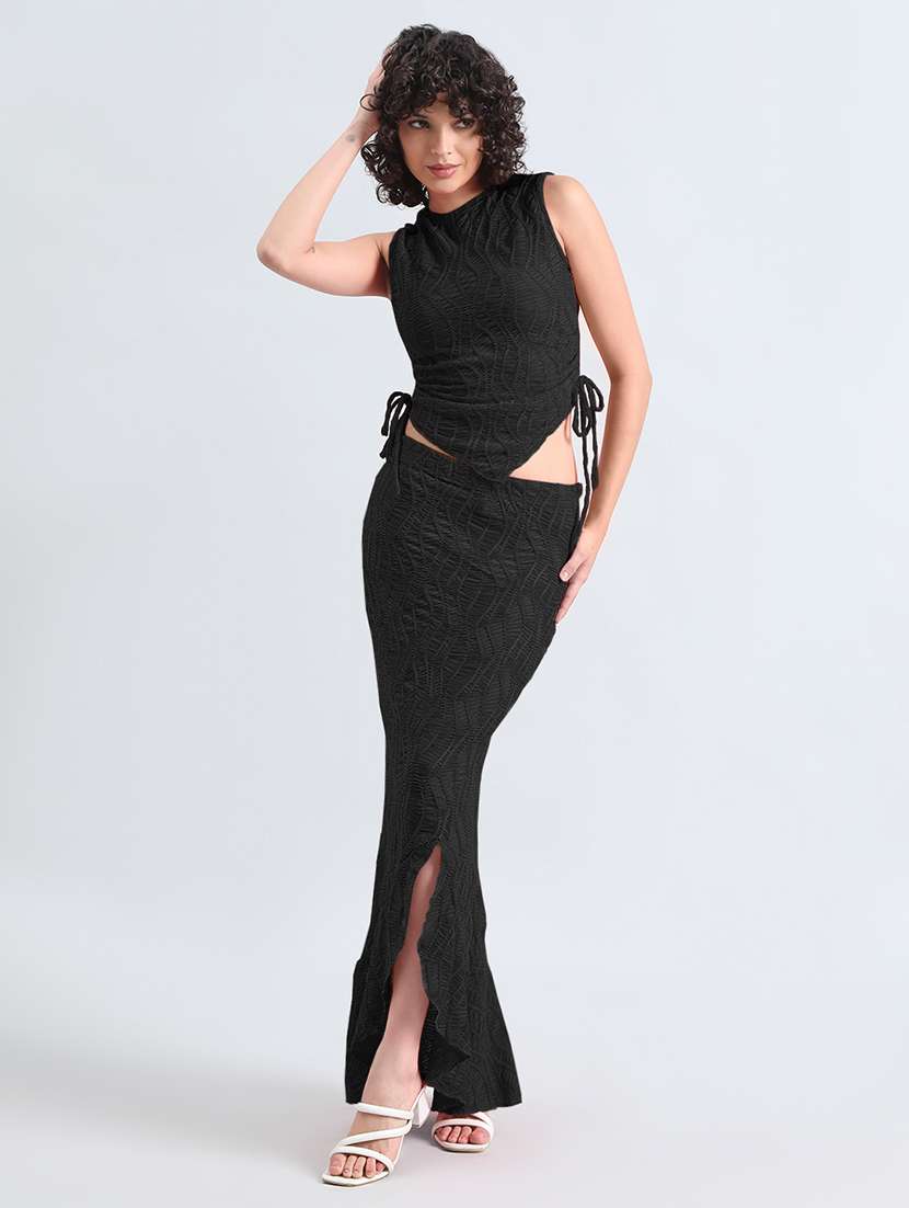 women self designed top and skirt co-ord top - 22086314 -  Standard Image - 5