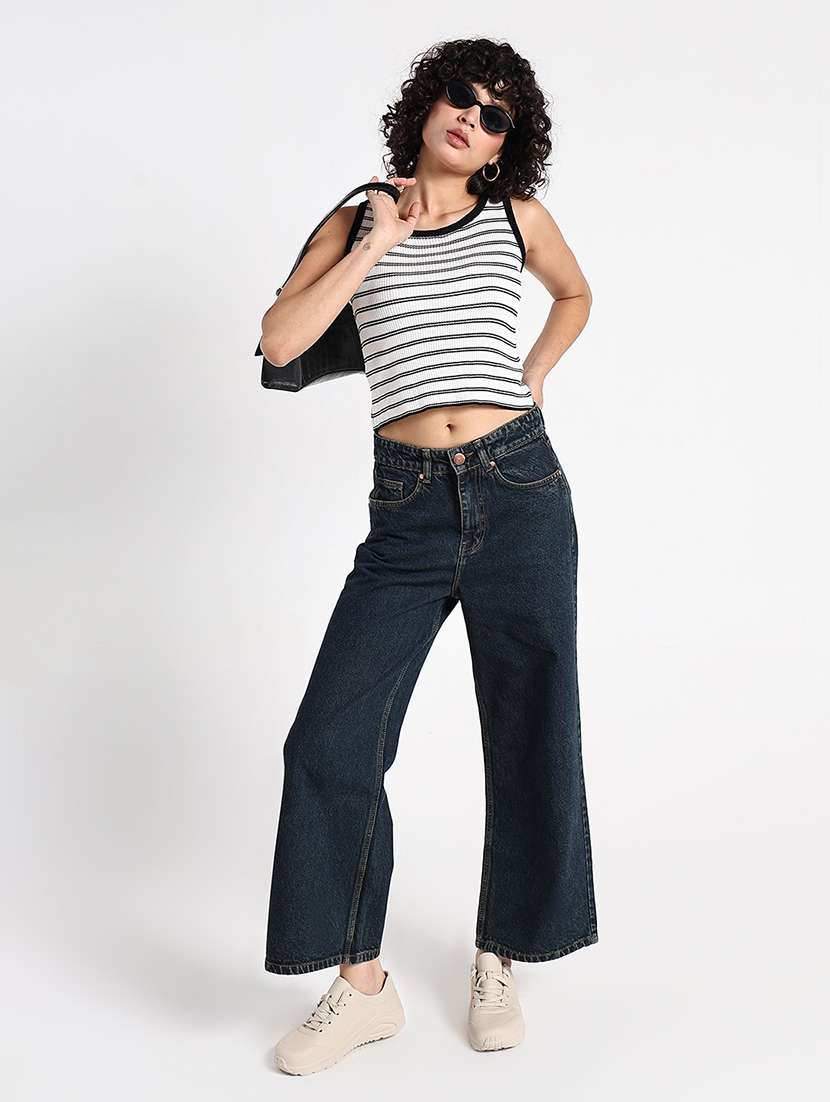women striped sleeveless tank top - 22086356 - Standard Image - 5