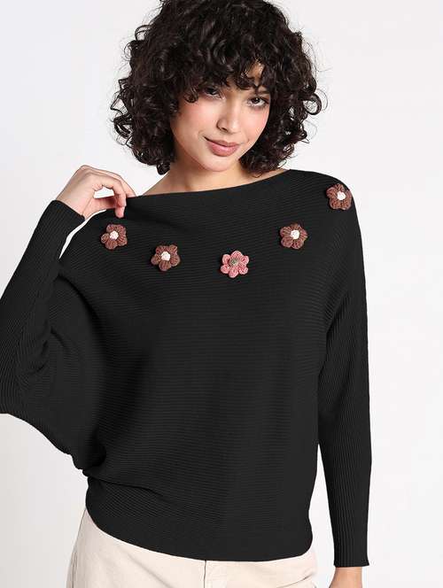 women self designed long sleeve pullover - 22086377 -  Standard Image - 0