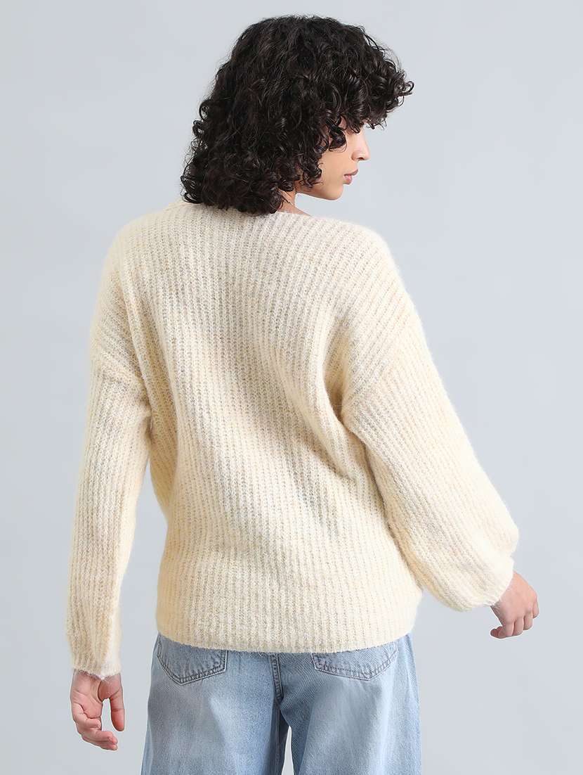 women self designed long sleeve pullover - 22086382 -  Standard Image - 3