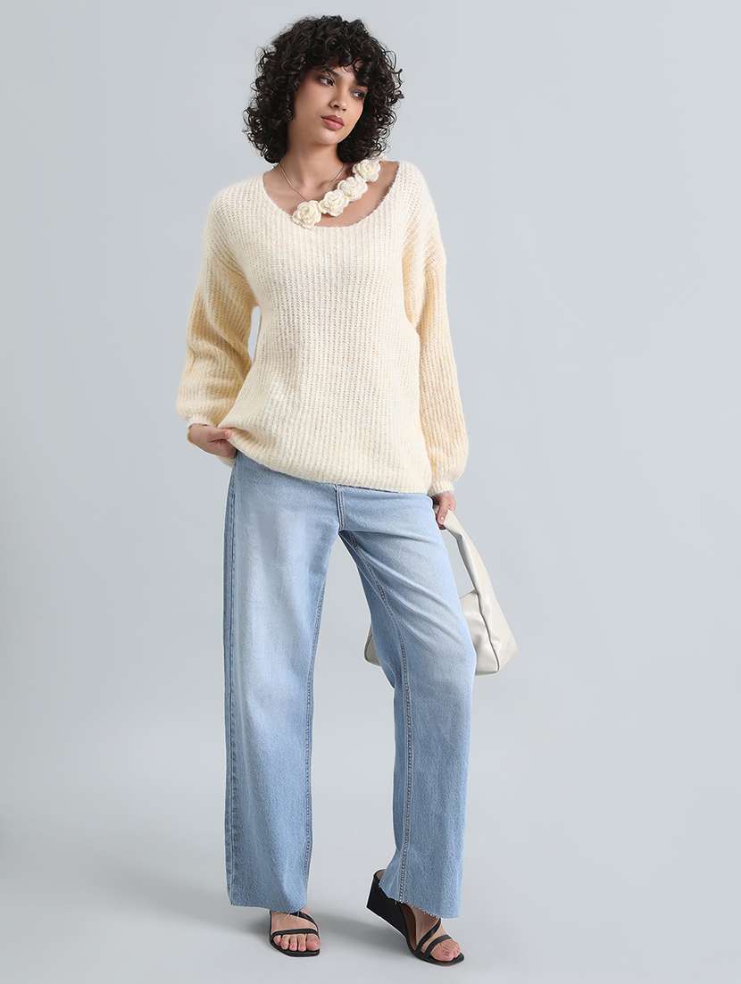 women self designed long sleeve pullover - 22086382 -  Standard Image - 5