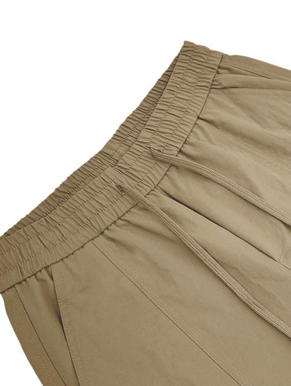 men solid mid rise regular fit cargo - 22086494 - Standard Image - 3