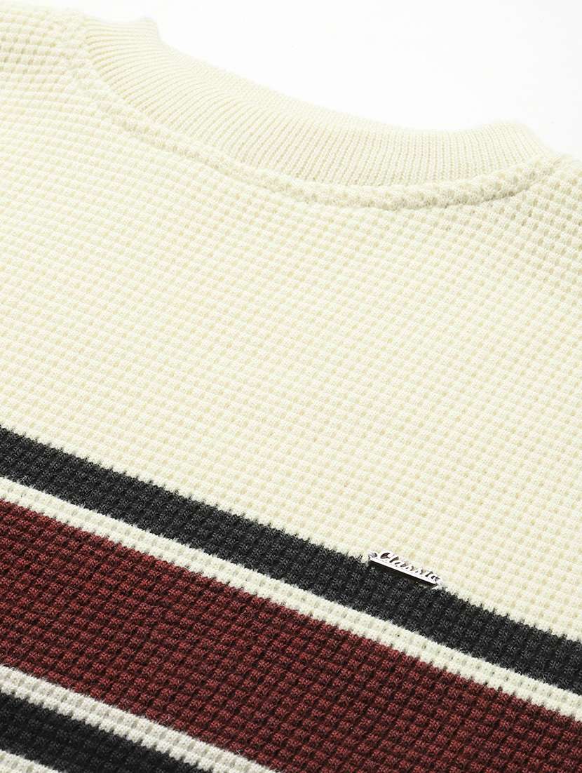 men striped long sleeve regular fit pullover  - 22086574 -  Standard Image - 3