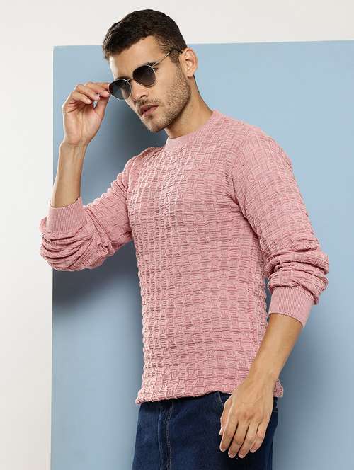 men self design long sleeve regular fit pullover  - 22086583 -  Standard Image - 0