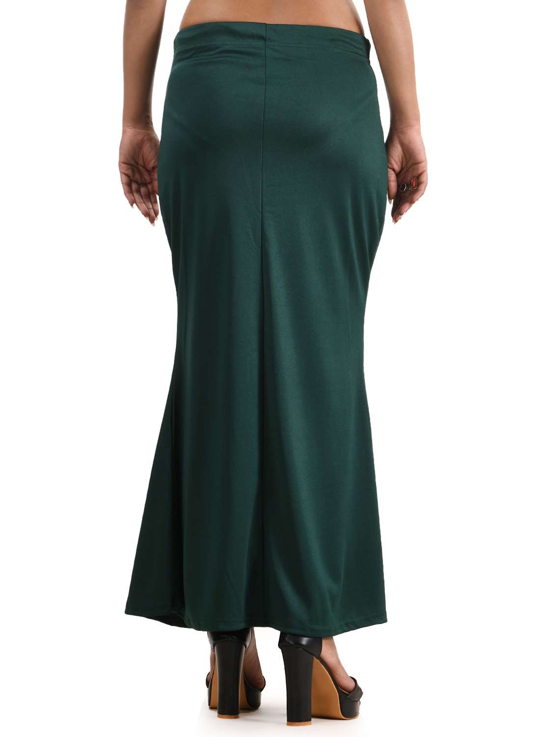 women solid mid rise saree shaper - 22086618 - Standard Image - 3