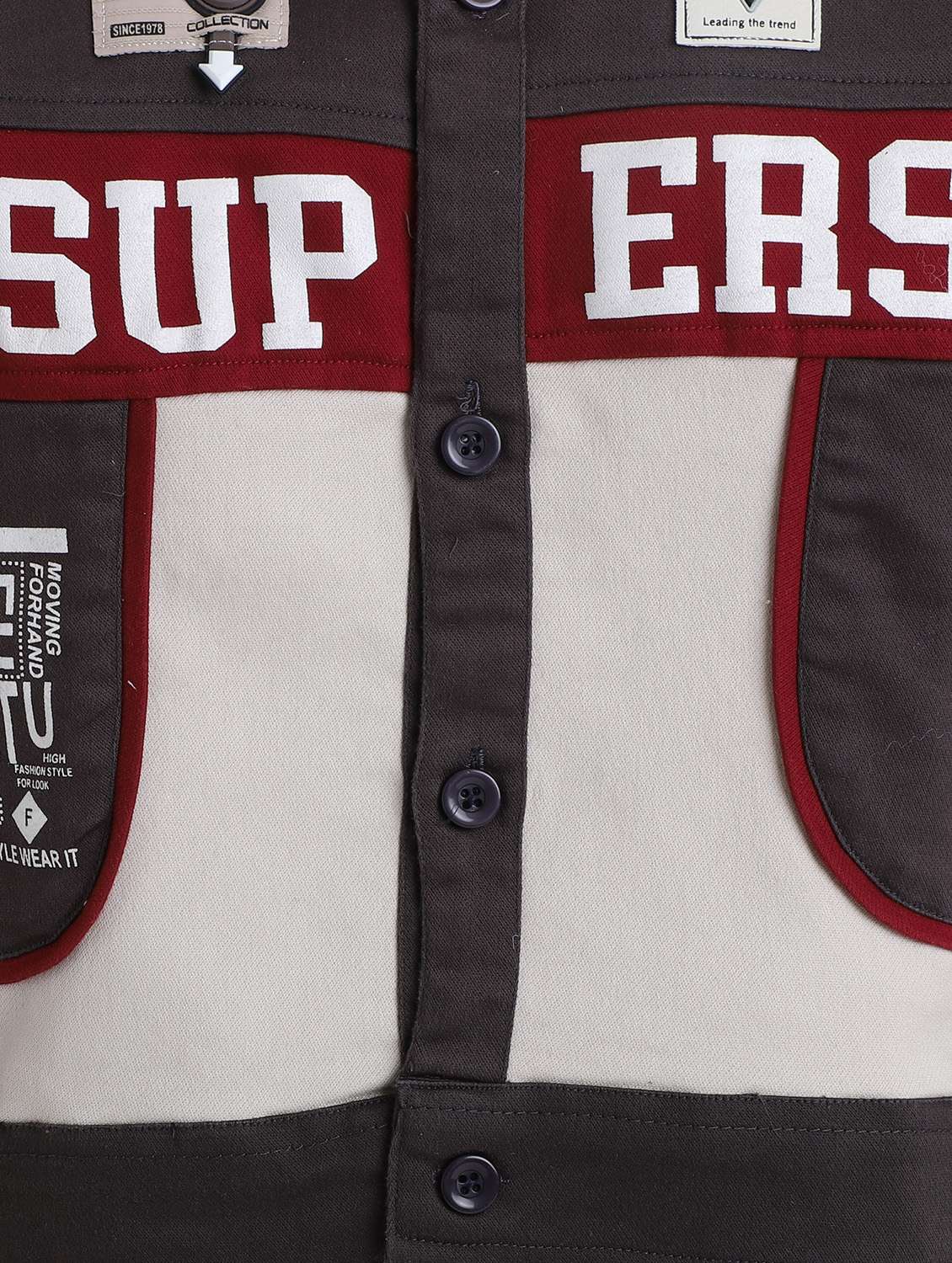 boys printed t-shirt and trouser with jacket set - 22086695 -  Standard Image - 3