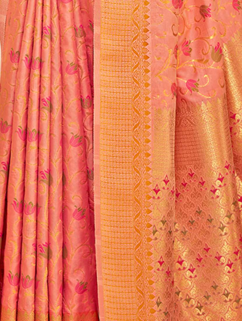 women self design banarasi saree with blouse - 22086706 -  Standard Image - 3