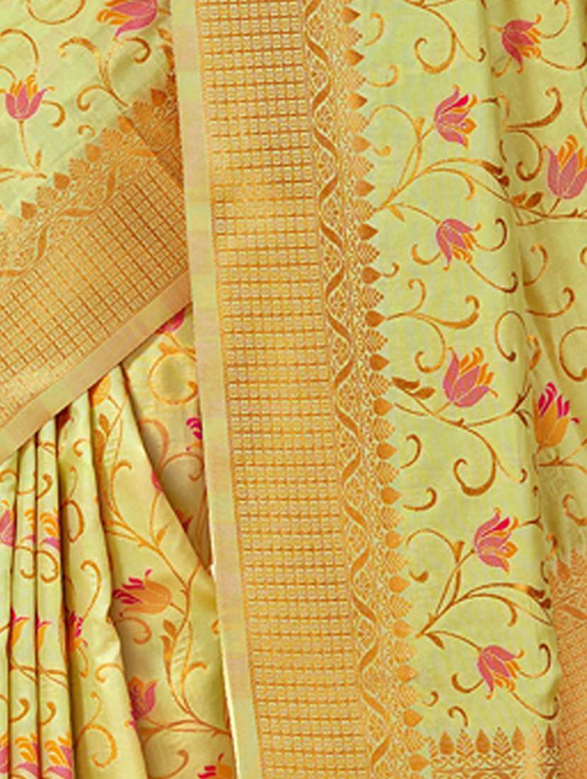 women self design banarasi saree with blouse - 22086709 -  Standard Image - 3