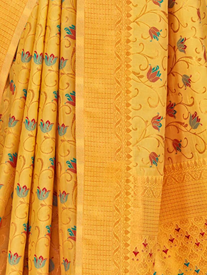 women self design banarasi saree with blouse - 22086710 -  Standard Image - 3