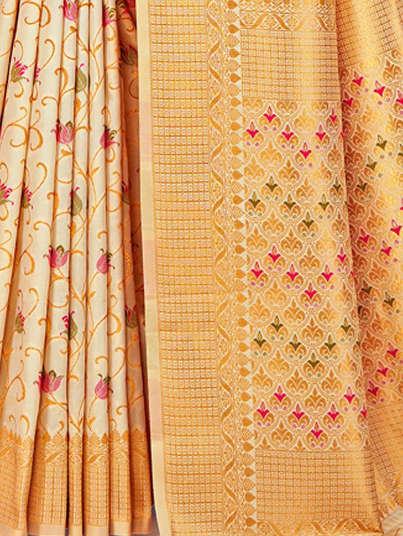women self design banarasi saree with blouse - 22086711 -  Standard Image - 3