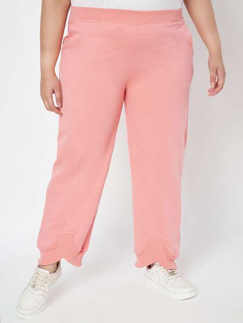 women plus size solid mid rise jogger - 22086856 -  Standard Image - 0