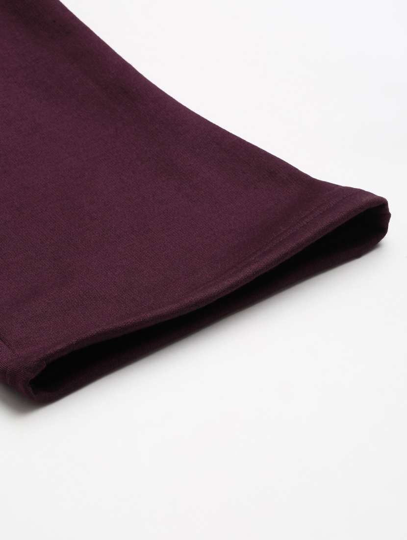 women solid mid rise straight trouser - 22086858 -  Standard Image - 5