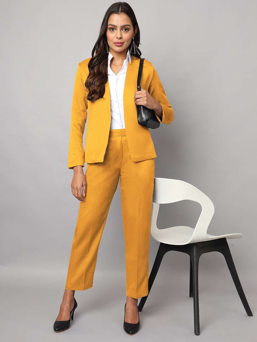 women solid high rise cigarette pants - 22086868 -  Standard Image - 5